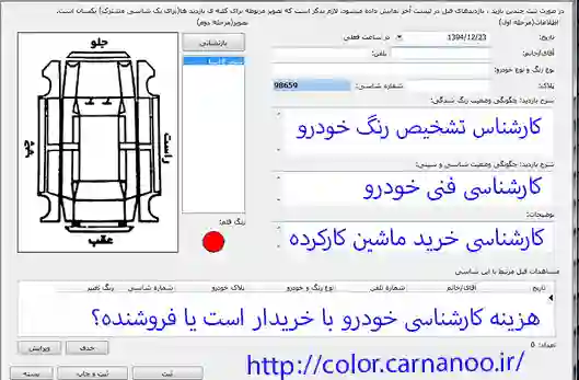 کارشناسی فنی خودرو در شهرک اندیشه